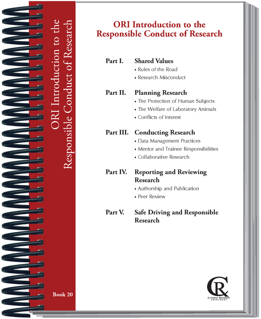 Book 20: 2025 ORI Introduction to the Responsible Conduct of Research