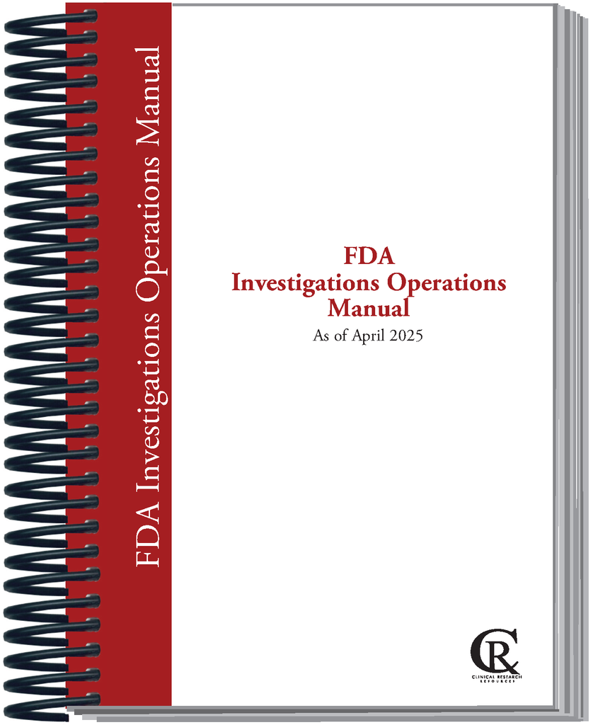 Book 27: 2025 FDA Investigations Operations Manual