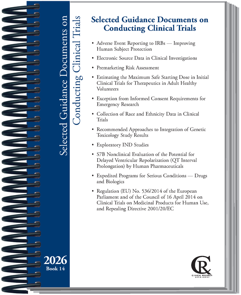 Book 14:  2026 Selected Recently-Finalized FDA Guidance Documents