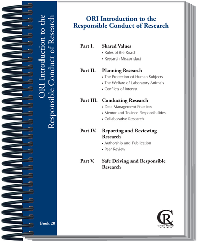 Book 20:  2026 ORI Introduction to the Responsible Conduct of Research