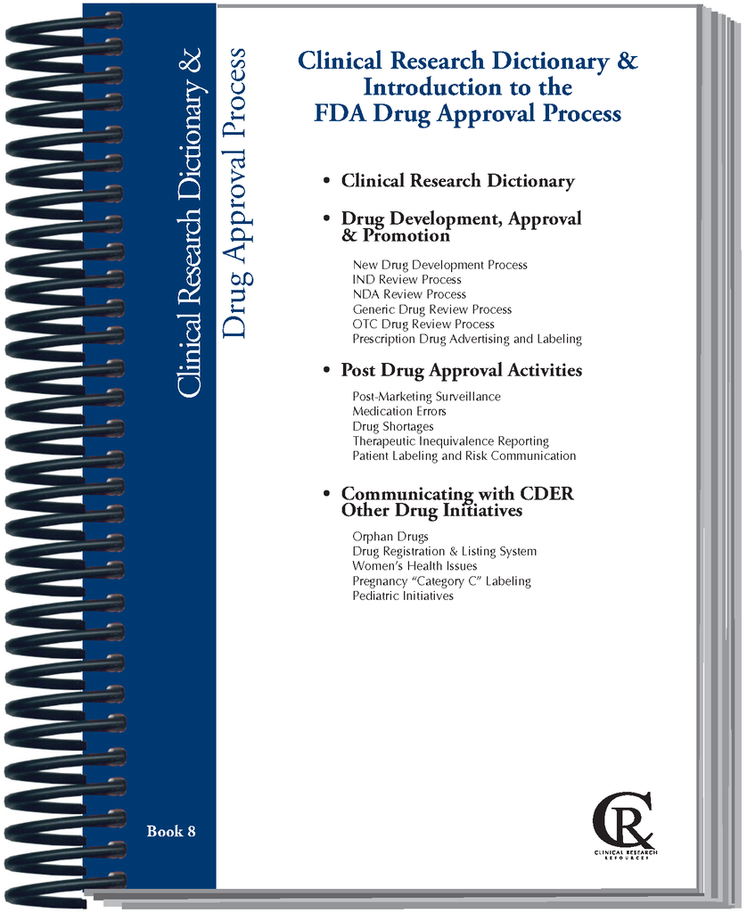 Book 8:  2026 Clinical Research Dictionary & Introduction to the FDA Drug Approval Process