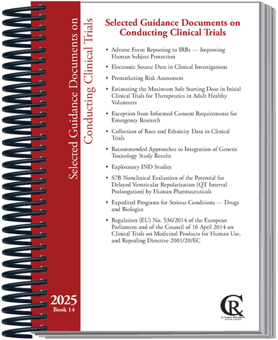 Book 14:  2025 Selected Recently-Finalized FDA Guidance Documents