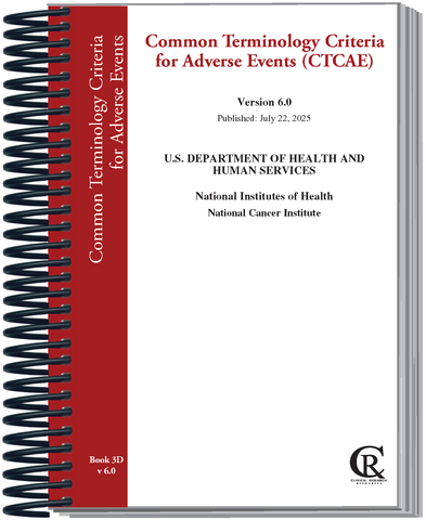 Book 3D v6.0:  Version 6.0 Common Terminology Criteria for Adverse Events (CTCAE)