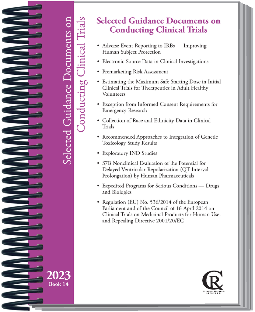 Book 14:  2023 Selected Recently-Finalized FDA Guidance Documents