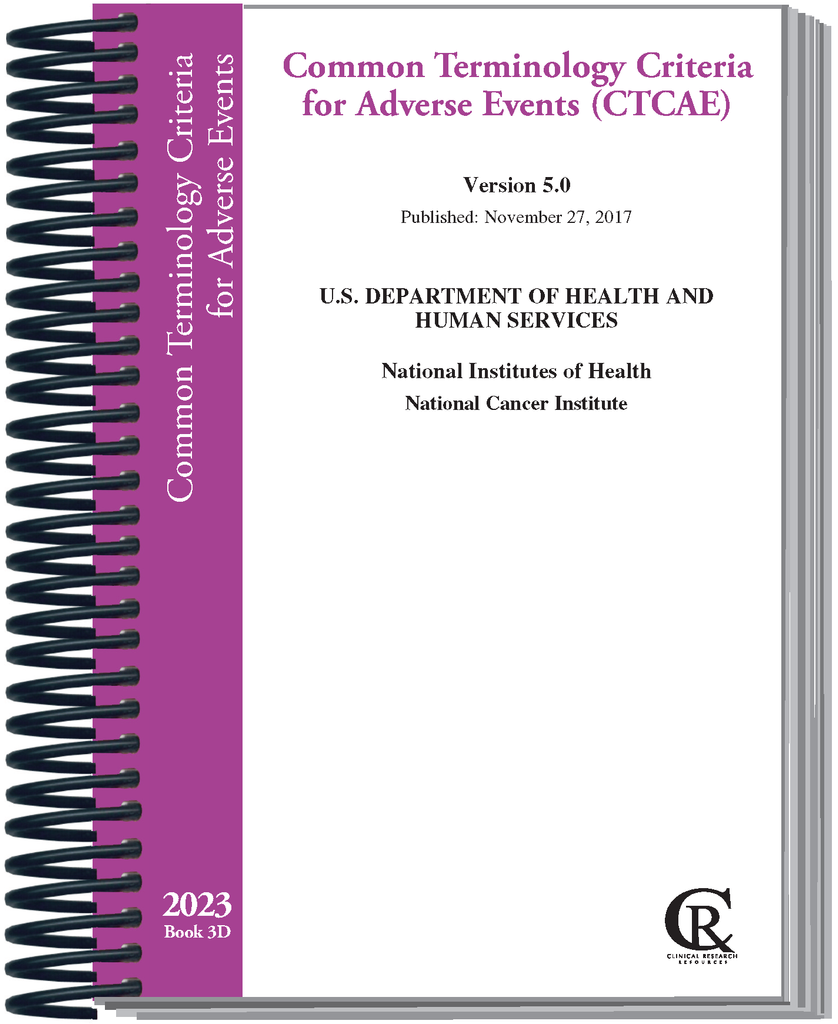 Book 3D:  2023 Common Terminology Criteria for Adverse Events (CTCAE)